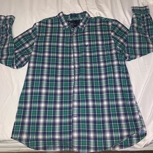 American Eagle plaid button down